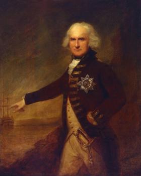 Lemuel Francis Abbott : Admiral Alexander Hood, 1727-1814, 1st Viscount Bridport